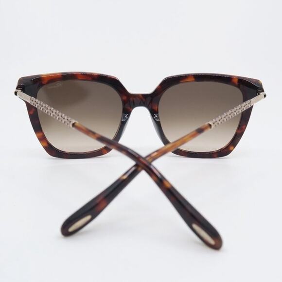 New! Chopard SCH336S 0714 Happy Hearts Havana Women Sunglasses, Authentic